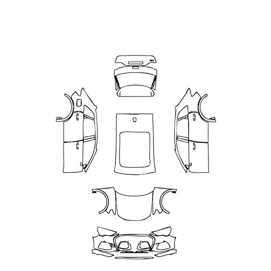 Pre-Cut PPF Audi Q3 SUV Base 2022 - PPF-Kits