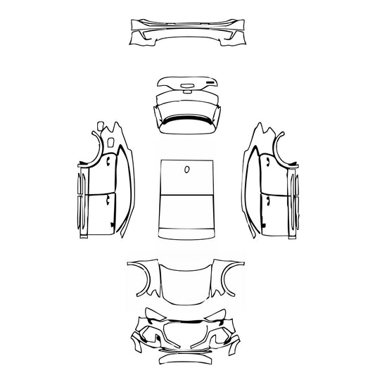 Pre-Cut PPF Audi Q3 Sportback RSQ3 2022 - PPF-Kits