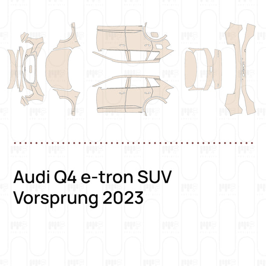 Pre-Cut PPF Audi Q4 e-tron SUV Vorsprung 2023