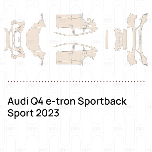 Pre-Cut PPF Audi Q4 e-tron Sportback Sport 2023