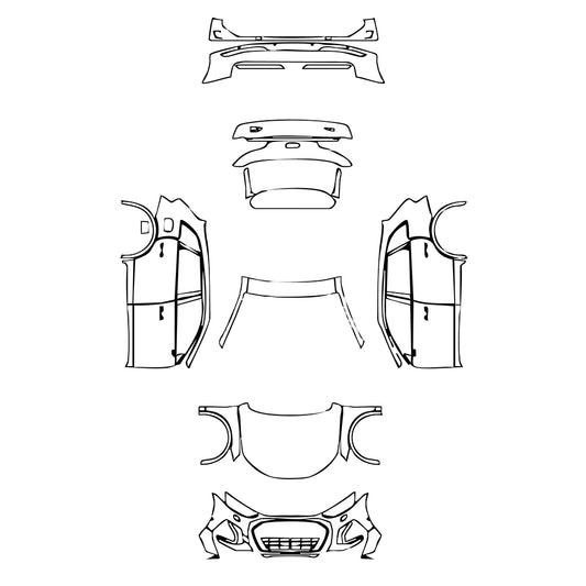 Pre-Cut PPF Audi Q5 Extended Wheelbase Base 2021 - PPF-Kits