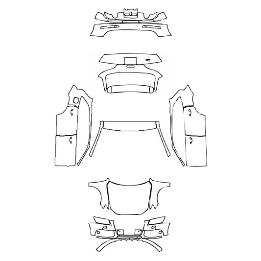 Pre-Cut PPF Audi Q5 Standard Wheelbase Base 2013 - PPF-Kits