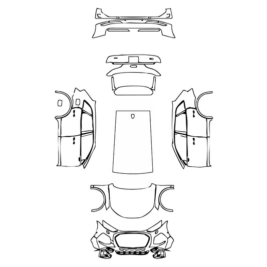 Pre-Cut PPF Audi Q5 Standard Wheelbase S-line 2021 - PPF-Kits