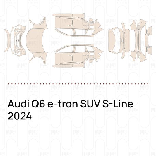 Pre-Cut PPF Audi Q6 e-tron SUV S-Line 2024