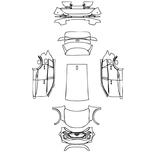 Pre-Cut PPF Audi Q6 e-tron SUV SQ6 e-tron 2025 - PPF-Kits