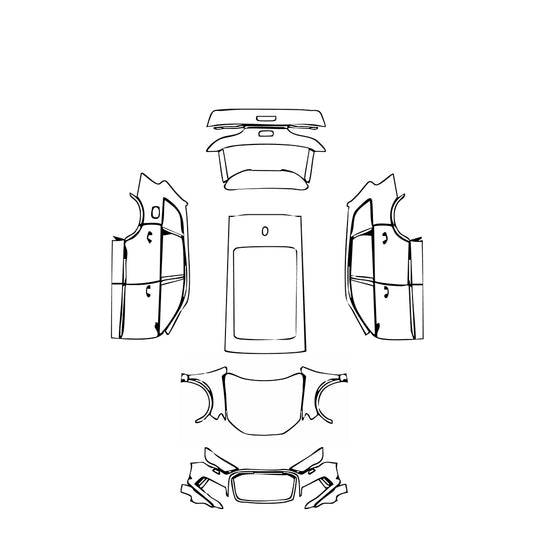 Pre-Cut PPF Audi Q7 Base 2020 - PPF-Kits