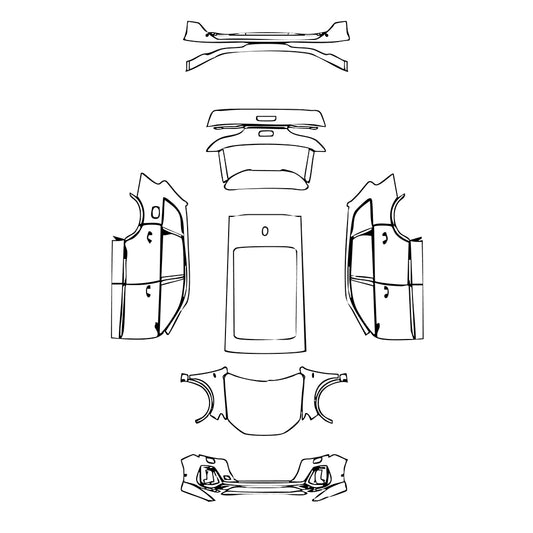 Pre-Cut PPF Audi Q7 S-line 2024 - PPF-Kits