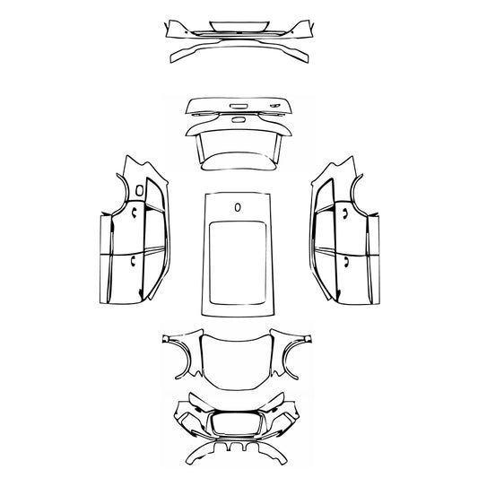 Pre-Cut PPF Audi Q7 SQ7 2023 - PPF-Kits
