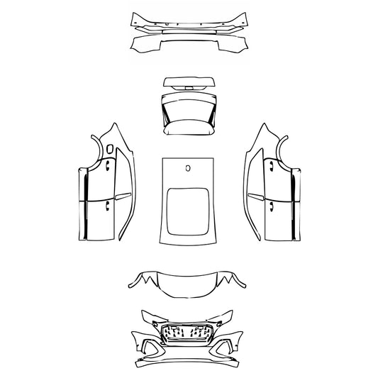 Pre-Cut PPF Audi Q8 SQ8 2025 - PPF-Kits
