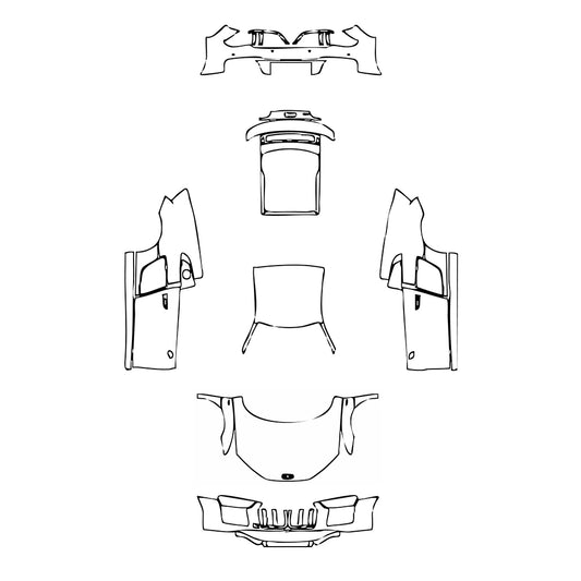 Pre-Cut PPF Audi R8 V10 Performance Coupe 2017 - PPF-Kits