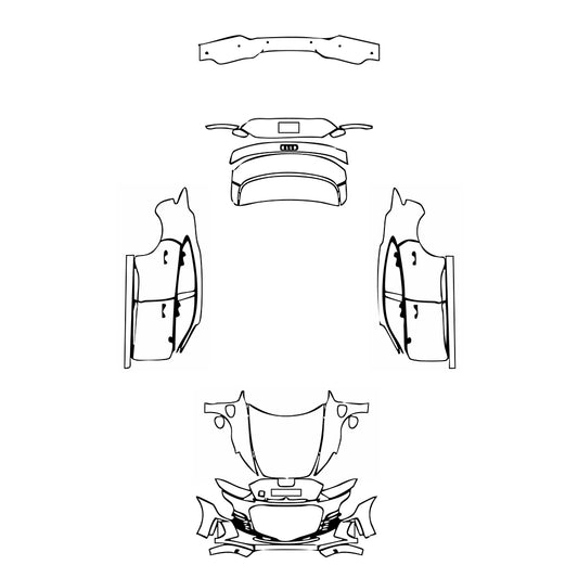 Pre-Cut PPF Audi e-tron GT e-tron GT 2022 - PPF-Kits