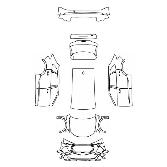 Pre-Cut PPF Audi e-tron e-tron S-line 2019 - PPF-Kits