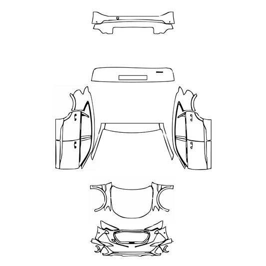 Pre-Cut PPF Audi e-tron e-tron Sportback S-line 2019 - PPF-Kits