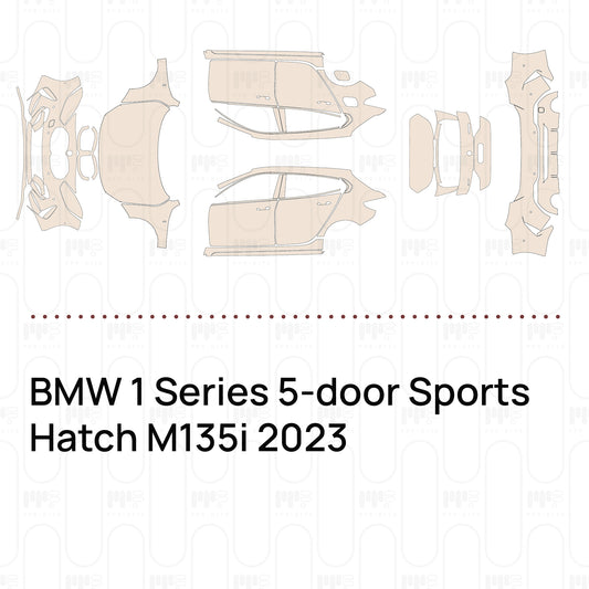 Pre-Cut PPF BMW 1 Series 5-door Sports Hatch M135i 2023