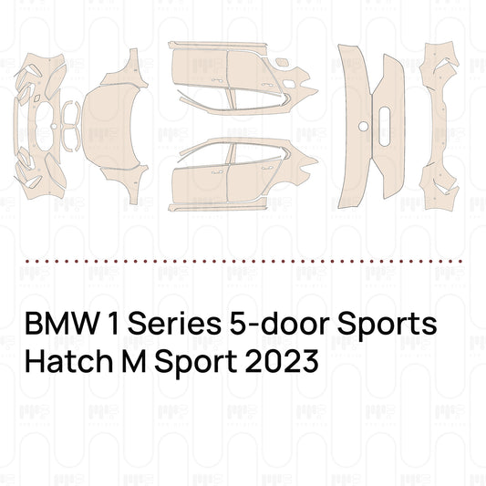 Pre-Cut PPF BMW 1 Series 5-door Sports Hatch M Sport 2023