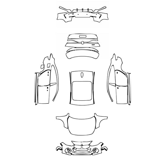 Pre-Cut PPF BMW 2 Series Gran Coupe Msport 2021 - PPF-Kits