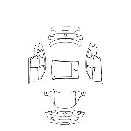 Pre-Cut PPF BMW 3 Series Gran Turismo Luxury 2015 - PPF-Kits