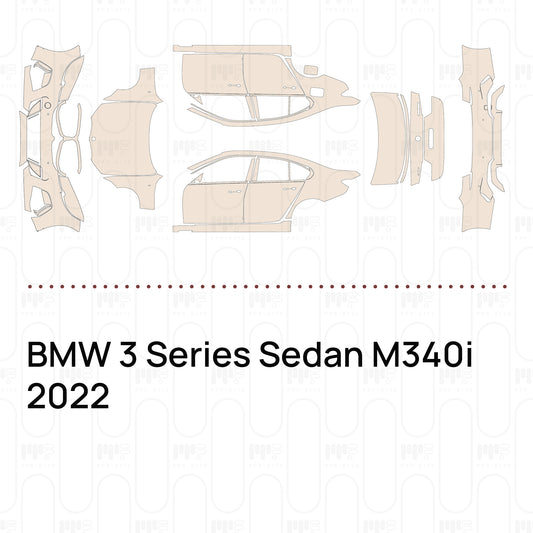 Pre-Cut PPF BMW 3 Series Sedan M340i 2022