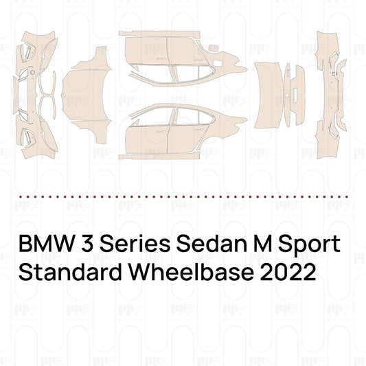 Pre-Cut PPF BMW 3 Series Sedan M Sport Standard Wheelbase 2022