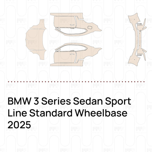 PPF precortado BMW 3 Series Sedan Sport Line Standard Wheelbase 2025