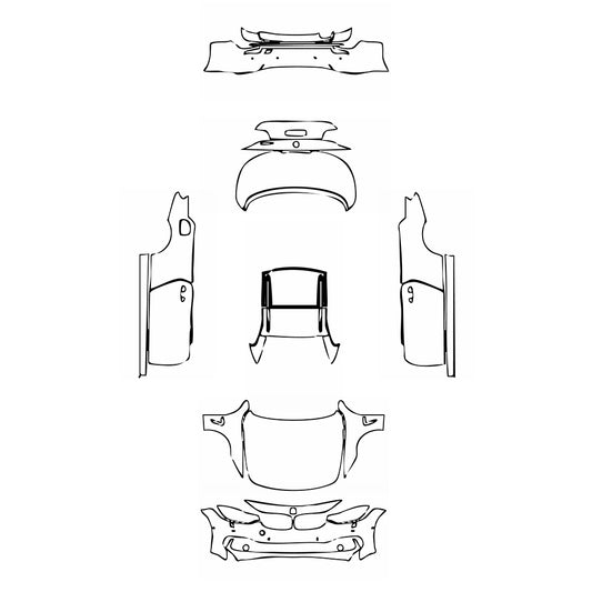 Pre-Cut PPF BMW 4 Series Convertible Luxury Line 2014 - PPF-Kits