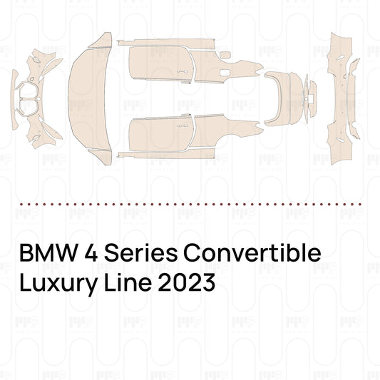 Pre-Cut PPF BMW 4 Series Convertible Luxury Line 2023