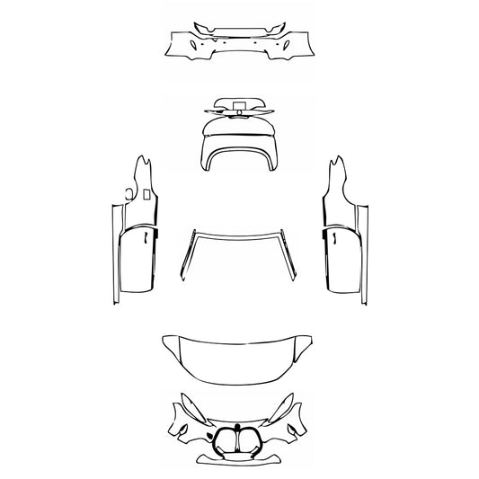 Pre-Cut PPF BMW 4 Series Convertible Luxury Line 2024 - PPF-Kits