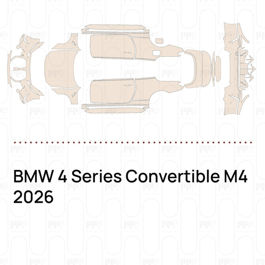 PPF precortado BMW 4 Series Convertible M4 2026