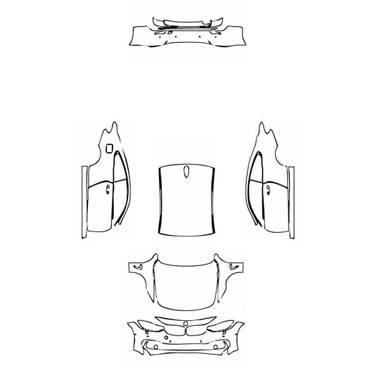 Pre-Cut PPF BMW 4 Series Coupe Luxury Line 2019 - PPF-Kits