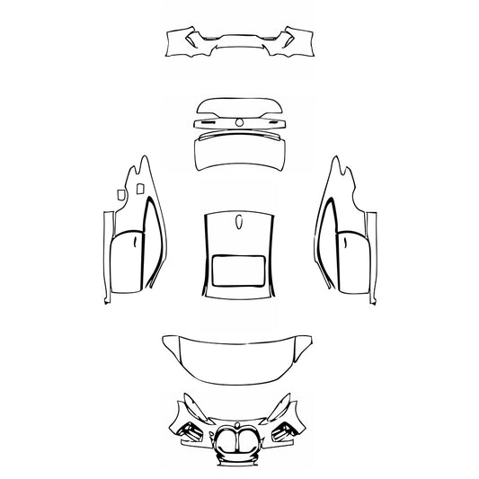 Pre-Cut PPF BMW 4 Series Coupe M440i 2023 - PPF-Kits
