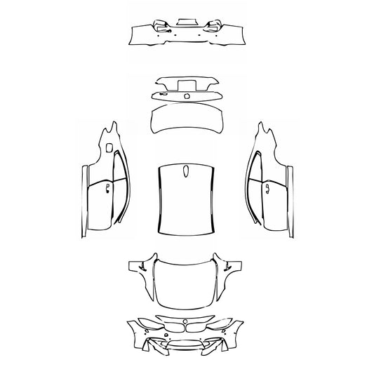 Pre-Cut PPF BMW 4 Series Coupe M4 2016 - PPF-Kits