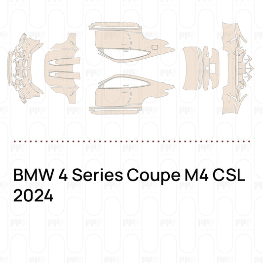 PPF precortado BMW 4 Series Coupe M4 CSL 2024