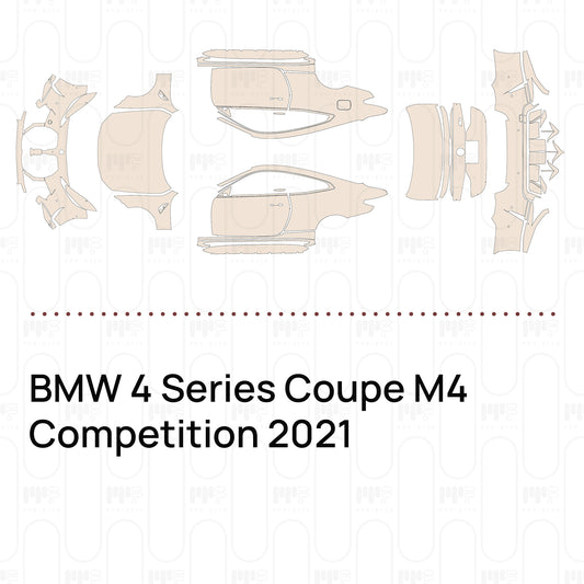 Pre-Cut PPF BMW 4 Series Coupe M4 Competition 2021