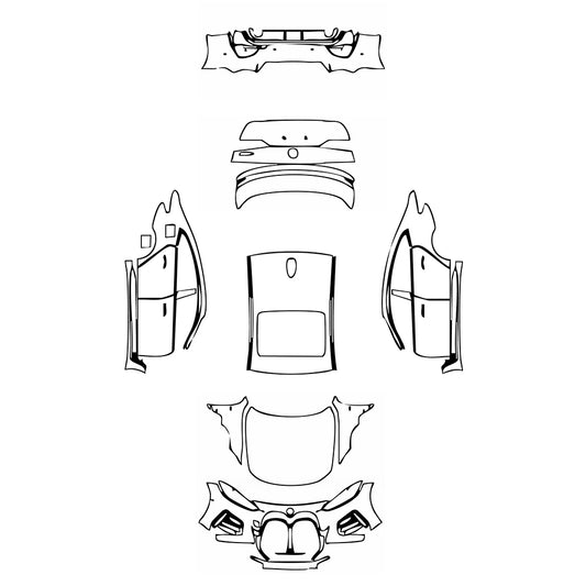 Pre-Cut PPF BMW 4 Series Gran Coupe M Sport 2021 - PPF-Kits