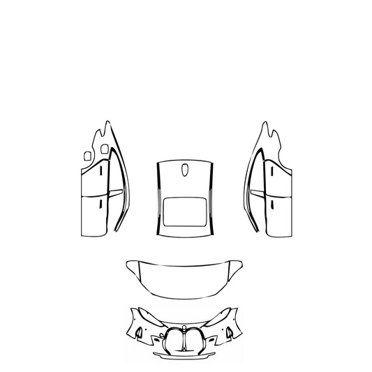 Pre-Cut PPF BMW 4 Series Gran Coupe Sport 2023 - PPF-Kits