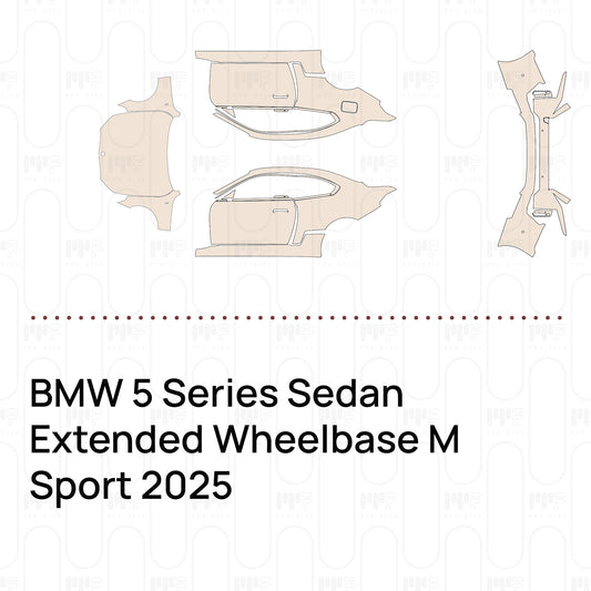 PPF precortado BMW 5 Series Sedan Extended Wheelbase M Sport 2025