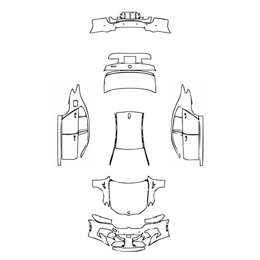 Pre-Cut PPF BMW 5 Series Sedan M5 2021 - PPF-Kits