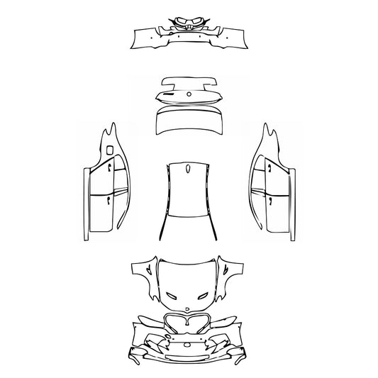Pre-Cut PPF BMW 5 Series Sedan M5 CS 2021 - PPF-Kits