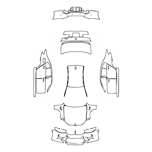 Pre-Cut PPF BMW 5 Series Sedan M5 Competition 2019 - PPF-Kits
