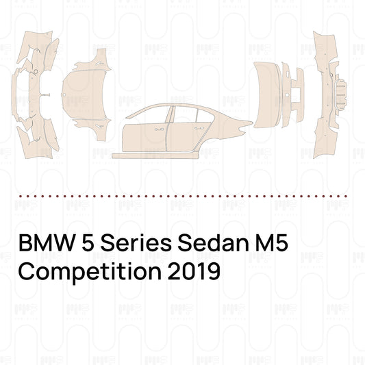 PPF precortado BMW 5 Series Sedan M5 Competition 2019