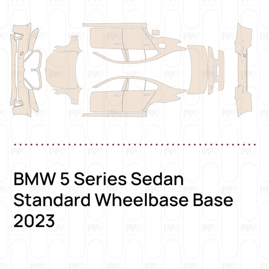 Pre-Cut PPF BMW 5 Series Sedan Standard Wheelbase Base 2023