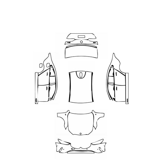 Pre-Cut PPF BMW 5 Series Sedan Standard Wheelbase Base 2025 - PPF-Kits