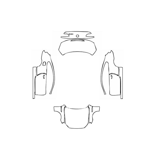 Pre-Cut PPF BMW 6 Series Coupe Base 2012 - PPF-Kits