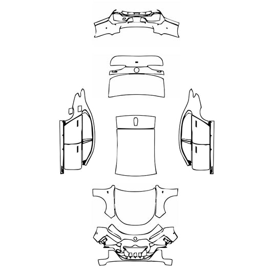 Pre-Cut PPF BMW 7 Series M Sport 2025 - PPF-Kits