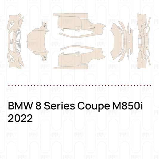 Pre-Cut PPF BMW 8 Series Coupe M850i 2022
