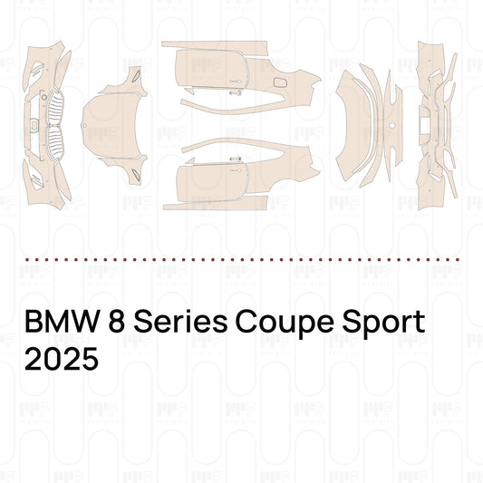PPF precortado BMW 8 Series Coupe Sport 2025
