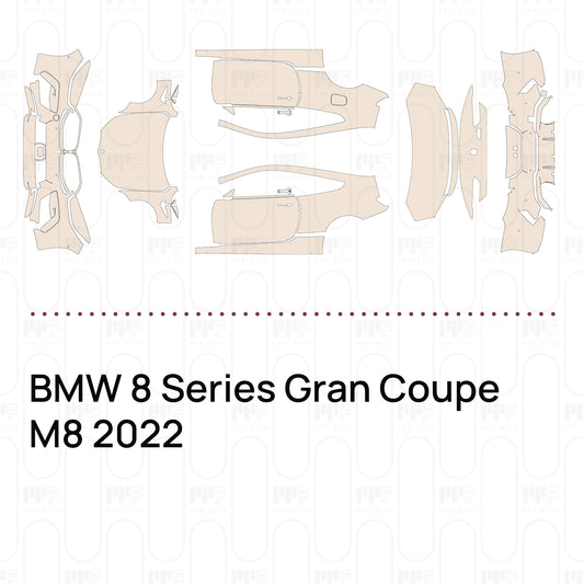 Pre-Cut PPF BMW 8 Series Gran Coupe M8 2022