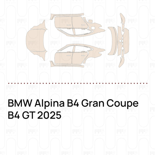 PPF precortado BMW Alpina B4 Gran Coupe B4 GT 2025