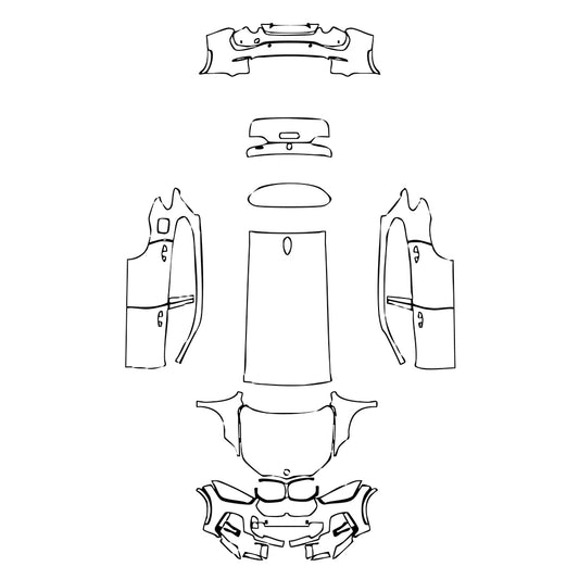 Pre-Cut PPF BMW X1 Extended Wheelbase M Sport 2022 - PPF-Kits