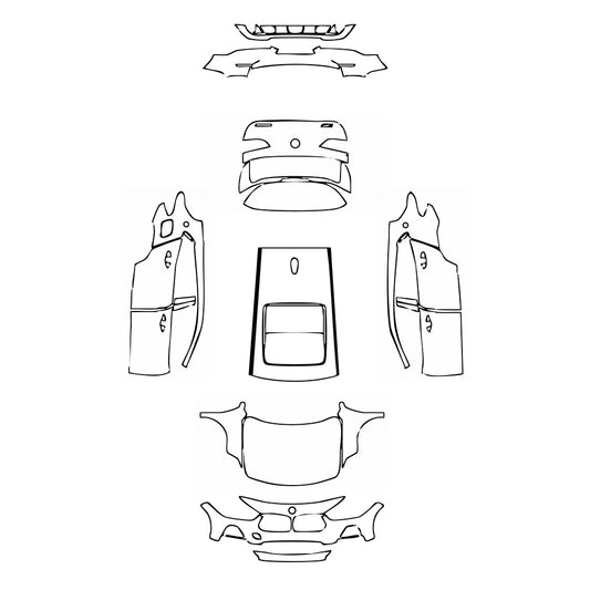 Pre-Cut PPF BMW X2 Base 2018 - PPF-Kits